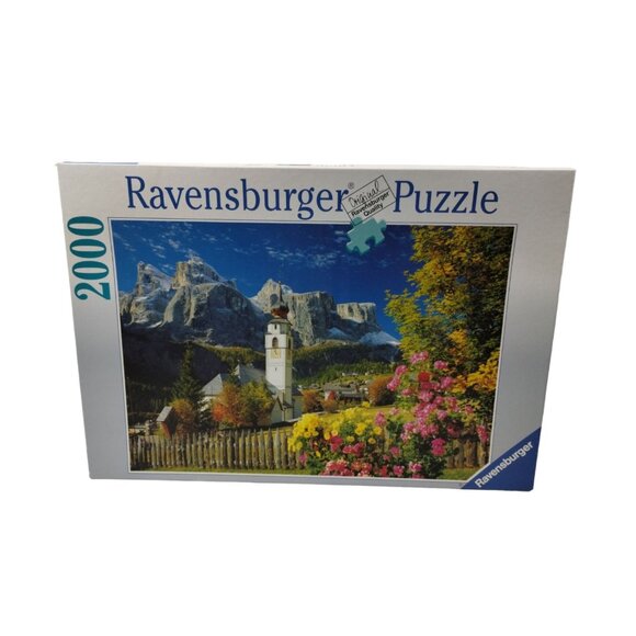 Vintage Ravensburger The Dolomites Complete 2000 Piece Jigsaw Puzzle - Picture 1 of 11